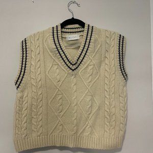 Olive Wool Sweatervest